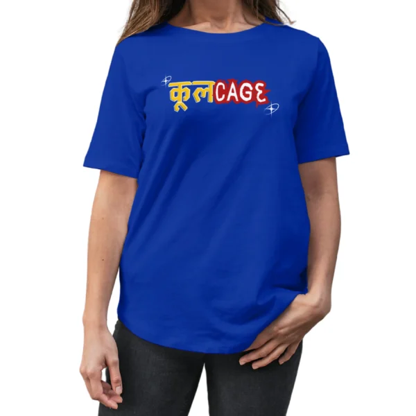Coolcage manifest ke sath hard work unisex oversized tshirt (3) Coolcage Manifest Ke Sath Hard Work Unisex Oversized Blue Tshirt