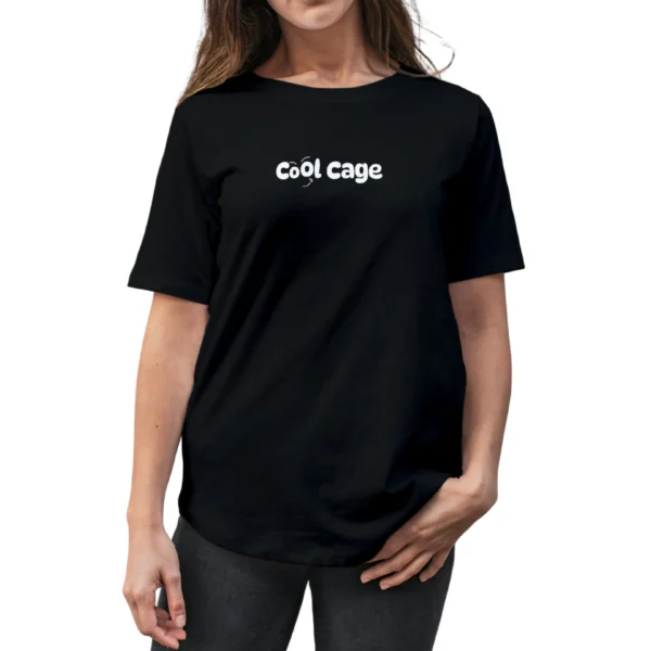 T-shirt (54) Coolcage Happy Drippy Unisex Oversized Black Tshirt