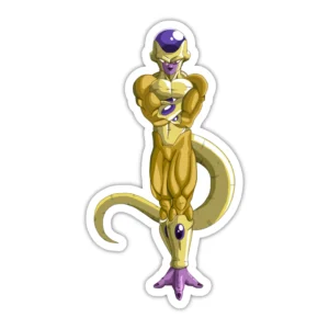 Golden Frieza Laptop phone stickers - Coolcage