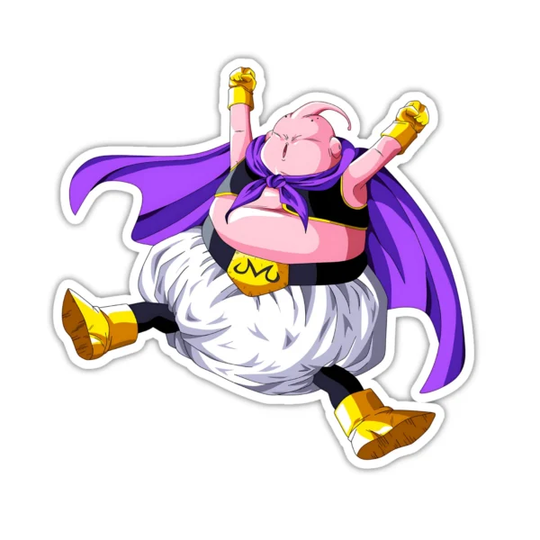 Coolcage laptop, phone Stickers (14) Fat Majin Boo Laptop phone stickers - Coolcage