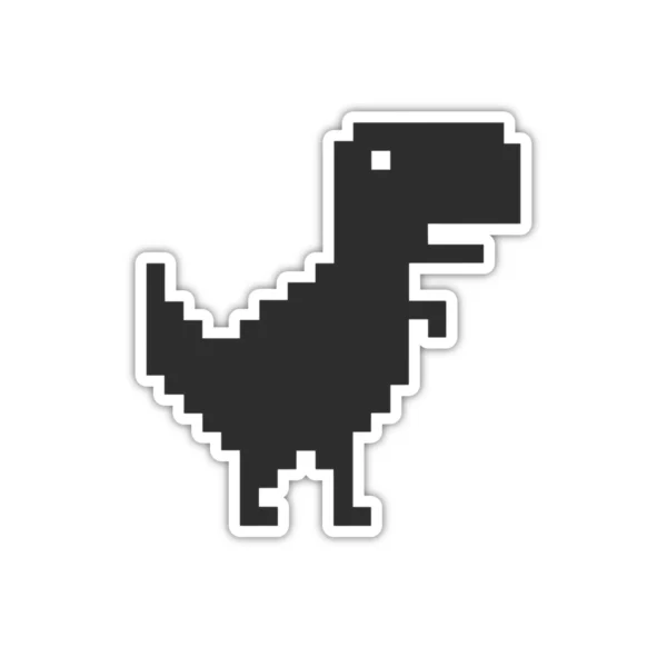 Coolcage laptop, phone Stickers (29) no internet dinosaur Laptop phone coding stickers - Coolcage