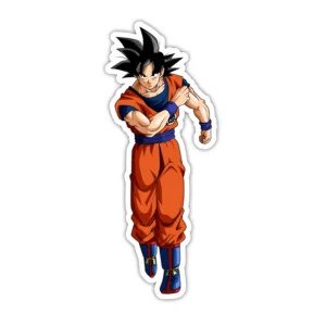 Goku Tightening His Gi (Uniform) Sticker