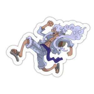 Gear 5 Luffy Laptop phone stickers - Coolcage