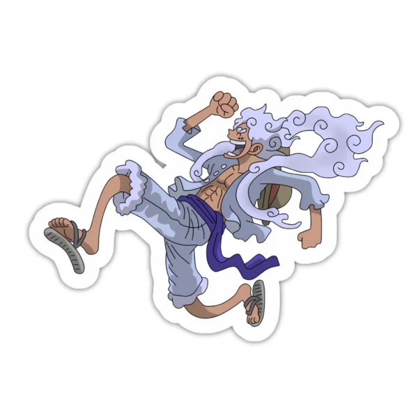 Coolcage laptop, phone Stickers (37) Gear 5 Luffy Laptop phone stickers - Coolcage