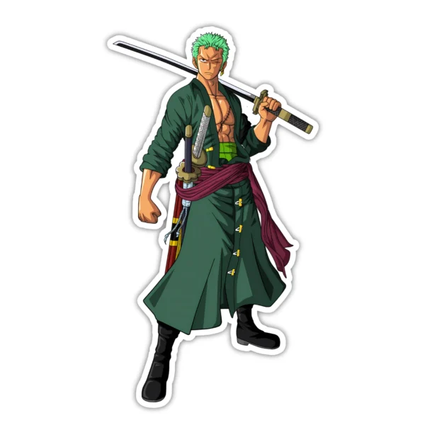 Coolcage laptop, phone Stickers (42) Zoro Laptop phone stickers - Coolcage