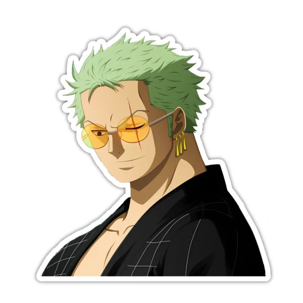 Coolcage laptop, phone Stickers (43) Roronoa Zoro Laptop phone stickers - Coolcage