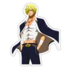 Coolcage laptop, phone Stickers (46) Sanji Laptop phone stickers - Coolcage