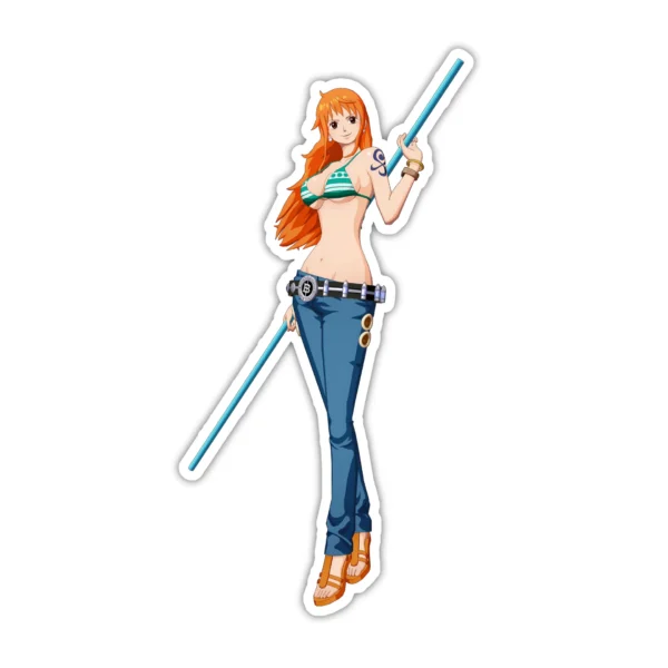 Coolcage laptop, phone Stickers (47) Nami Laptop phone stickers - Coolcage