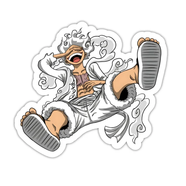 Coolcage laptop, phone Stickers (48) Luffy Gear 5 Laptop phone stickers - Coolcage