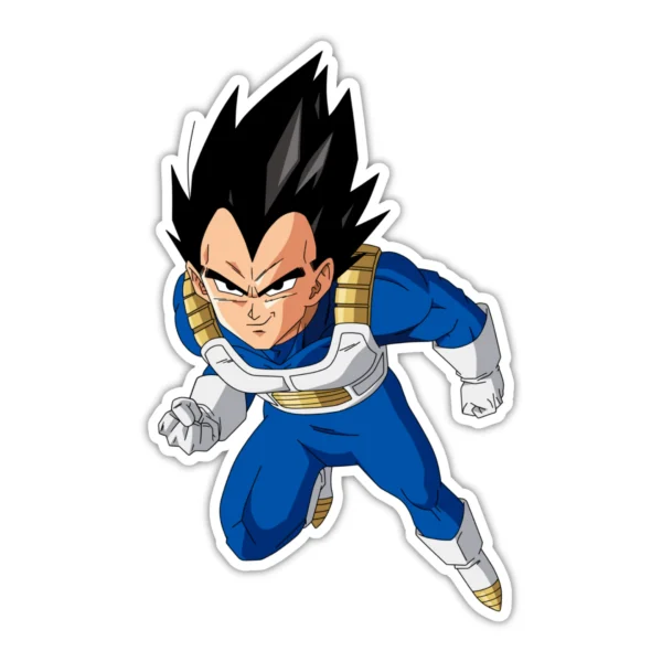 Coolcage laptop, phone Stickers (8) flying combat vegeta Laptop phone stickers - Coolcage