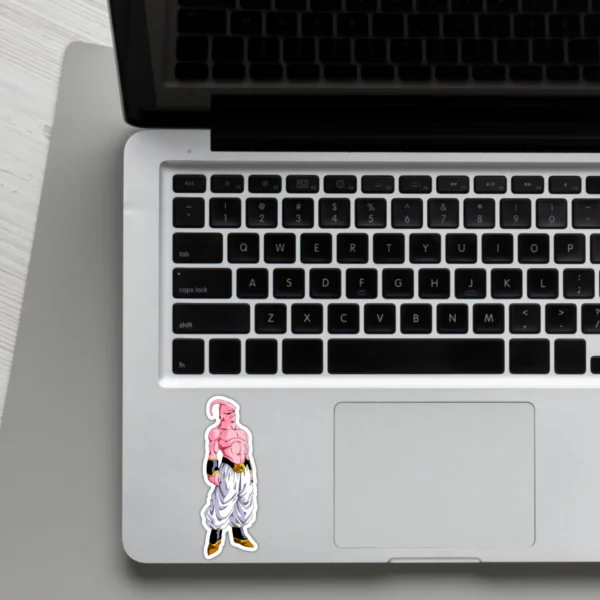 Coolcage laptop phone stickers (2) Super Majin Buu DBZ Laptop phone stickers - Coolcage