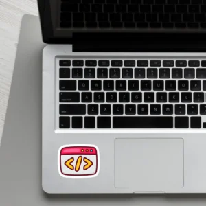 Web development Laptop phone coding stickers - Coolcage
