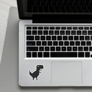 no internet dinosaur Laptop phone coding stickers - Coolcage