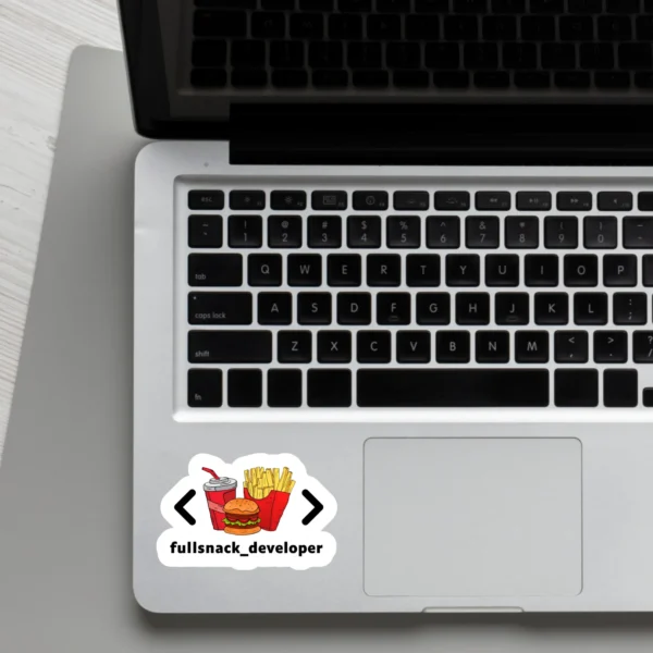 Coolcage laptop phone stickers (29) Fullsnack Developer Laptop phone coding stickers - Coolcage