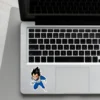 flying combat vegeta Laptop phone stickers - Coolcage