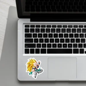 super Gotenks Laptop phone stickers - Coolcage