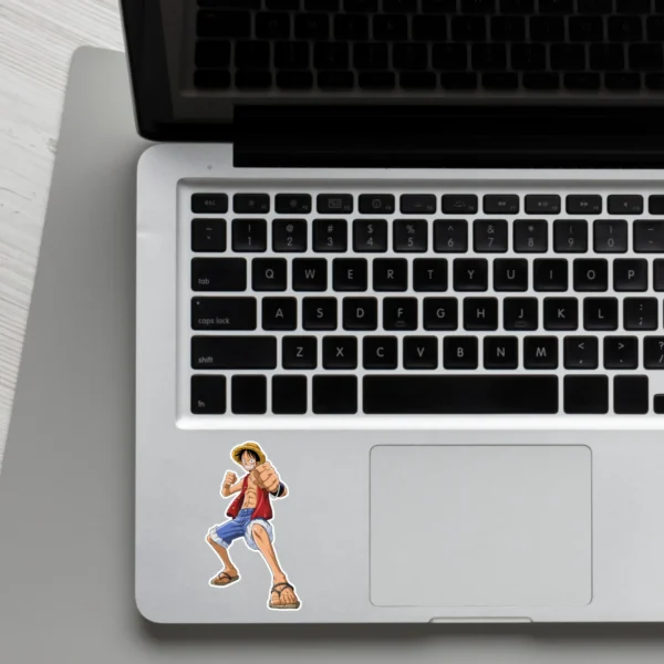 Coolcage laptop phone stickers (7) monkey d luffy pose de combat Laptop phone stickers - Coolcage