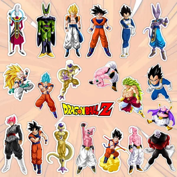 Dragon Ball Z Laptop phone sticker Coolcage (2) Dragon Ball Z Laptop phone sticker Coolcage