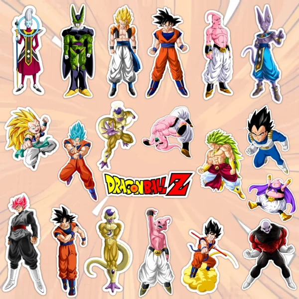 Dragon Ball Z Laptop phone sticker Coolcage Dragon Ball Z Laptop phone sticker Coolcage