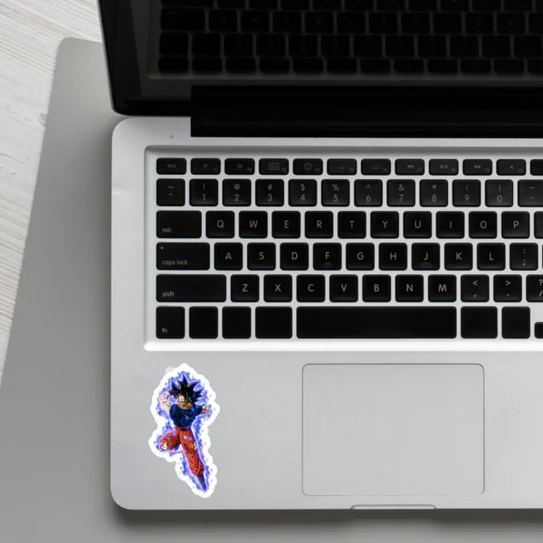 stickers (2) Goku Saiyan Blue Sticker