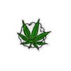 stickers (4) Weed Leaf Sticker